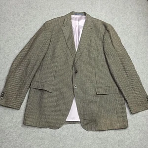 Benvenuto 100% Leinen Herren Jacke Blazer 29 (Passt UK-48L EU-114) Grau Sport - Bild 1 von 16