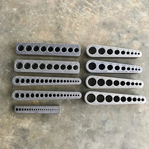 The Ultimate Big Gator Set - 9 Piece Set - 5 Drill Bit Guides & 4 Tap Guides - Picture 1 of 9