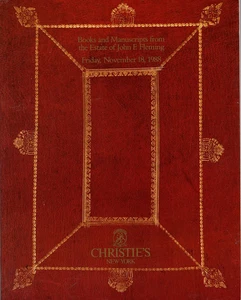Printed Books and Manuscripts from the Estate of John F. Fleming, Friday Novem.. - Bild 1 von 1