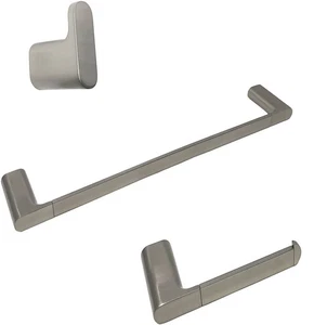WS Bath Collections Mito A2099 Mito Bathroom Hardware Set - Nickel - Picture 1 of 1