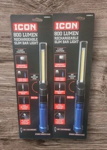 Brand New ICON 800 Lumen Rechargeable Magnetic Slim Bar LED Light (2 Pack) SALE - Picture 1 of 1