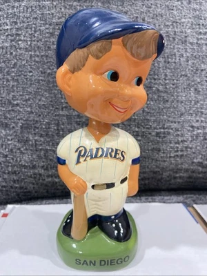 Cabeza Bobble TEI 1990 Cerámica San Diego Padres Foto 1 de 4