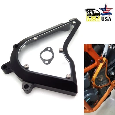 Cubierta de cadena protectora de piñón delantero negra para KTM DUKE/RC 390 250 2017 2018 2019 20 Foto 1 de 4