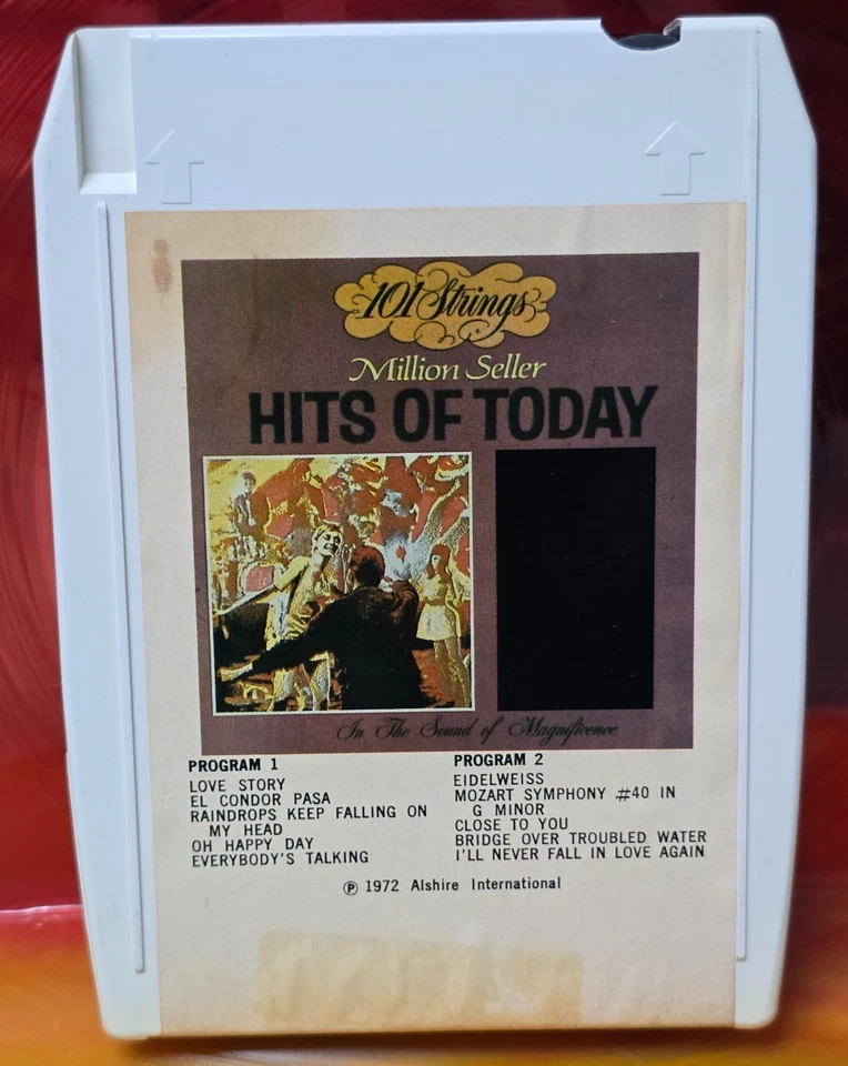 Jack Dorsey & 101 Strings: Today's Hits - Vintage Quadraphonic Quad 8 Track Tape - Image 1 of 4