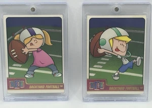 1999 Pacific Backyard Football Gretchen Hasselhoff & Reese Worthington Cards - Picture 1 of 4