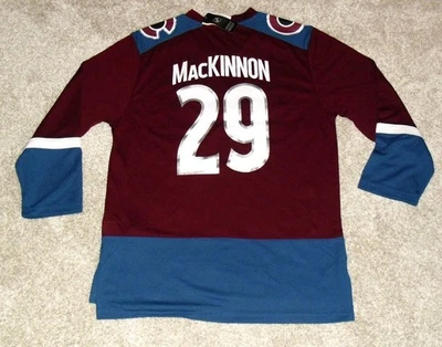 Футболка мужская Colorado Avalanche Nathan Mackinnon НХЛ размер Большие новые бирки $60 - Изображение 1 из 4