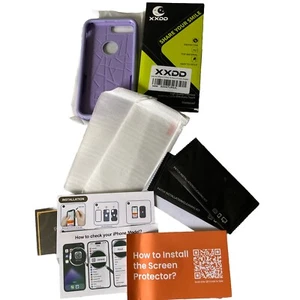 XXDD for iPhone 7 Plus / 8 Plus 5.5 Inch Hard Case Purple Shockproof - Picture 1 of 5