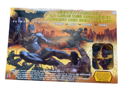 Batman Begins Game Shadow Assault Board Game Exclusive Figures 2005 Mattel 8+ - Image 1 of 4