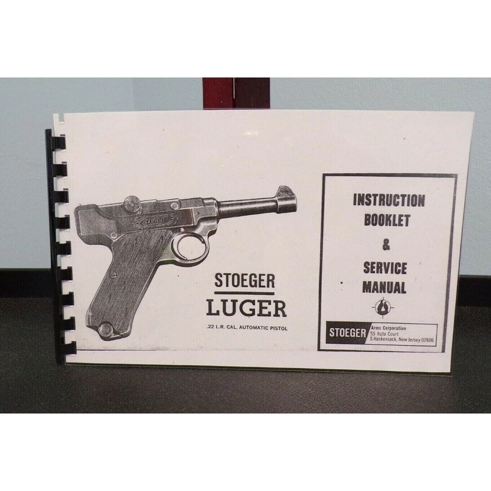 Manual de instrucciones y servicio automático para propietarios de pistolas STOEGER LUGER .22 LR Foto 1 de 1