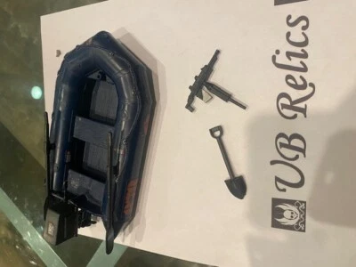 1985 GI Joe Cobra barco jangada de pouso noturno  - Imagem 1 de 4