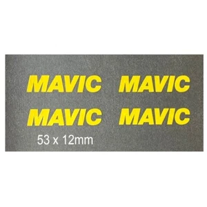 Calcomanías de manillar Mavic X 4 para restauración de bicicletas vintage - Imagen 1 de 1