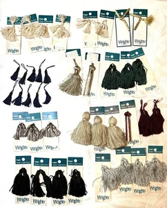 Huge Lot of Tassels Silver Black Navy Tan Green New - Picture 1 of 1