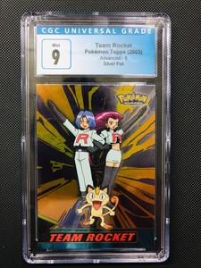 2003 Topps Pokemon Advanced Team Rocket Foil VERY RARE Banned Card CGC 9