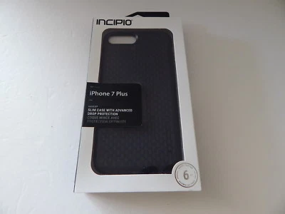 Incipio Slim Case With Advanced Drop Protection For iPhone 8/7 Plus Black/Clear - Image 1 of 4