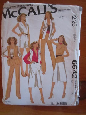 MCCALL'S  PATTERNS NO. 6642   **** MUST SEE * - Image 1 of 2