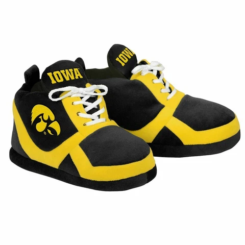 NCAA Iowa Hawkeyes Sneaker Slippers Size Small, 7, 8 Cover