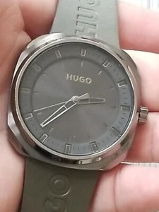 Hugo Boss 1530307 Shrill Herren Quarzuhr Edelstahlgehäuse Lederarmband - Bild 1 von 9