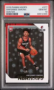 Aros Winter #277 2018-19 Anfernee Simons PSA 10 - Imagen 1 de 2