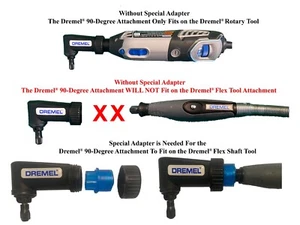 Dremel® Accessory: Adapter for the Right Angle Attachment on Dremel® Flex Shaft - Picture 1 of 17
