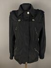 Burberry London Womens Full Zip Jacket Black Size XL