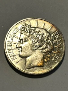 1988 France 100 Francs Silver XF++ #10698 - Picture 1 of 4