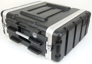 Kunststoffrack Case 4 HE 19" Flightcase Hartschalenrack Effektrack ABS ROADINGER - Picture 1 of 12
