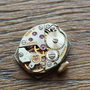 Tudor Vintage Ladies Watch Movement, Ticking but Stops for Parts (T37) - Picture 1 of 4