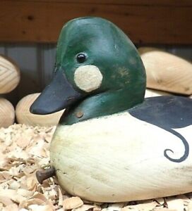 Folk Art Goldeneye Drake Decoy