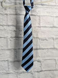 NWT The Children's Place Navy Blue Boy's Striped Adjustable Necktie Size 4-7 - Picture 1 of 5