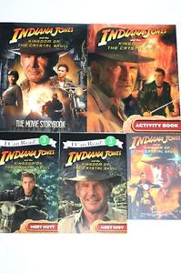 NEW PACK x 5 INDIANA JONES ACTIVITY book STORYBOK 2 x I CAN READ & NOVEL Crystal - Picture 1 of 1