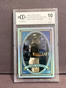 Tarjeta de béisbol Beckett BB179 2000 mazo superior #CC8 de los Walker Rockies BCCG 10 clasificada - Imagen 1 de 5