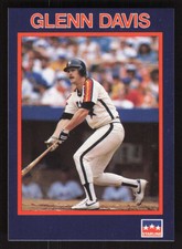 Glenn Davis 1990 Starline Long John Silver's #15 Houston Astros {0621