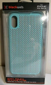 Funda Silicona Táctil Suave Verde Menta Blackweb para iPhone Xs Max Pantalla 6.5" Nueva  - Imagen 1 de 2