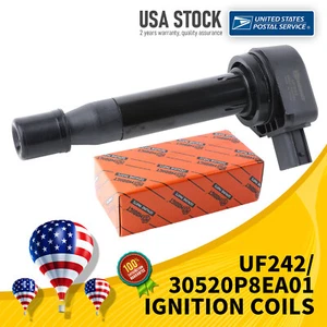 For Genuine 1X Ignition Coil UF242/30520P8EA01 For Honda 99-09 V6 3.0 3.2 3.5L - Picture 1 of 13