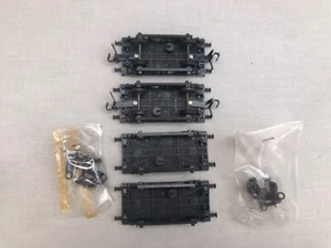 4 x Trix TTR OO 2-Rail Coal Wagon Rolling Chassis’ With Wheels & Couplings VGC - Picture 1 of 8