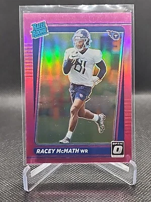 2021 Panini Donruss - Rated Rookie Optic Holo Pink  #P-316 Racey McMath - Image 1 of 2