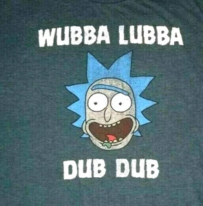 Ripple Junction Rick and Morty Wubba Lubba Dub Crew T-Shirt Gr. L (T8L) - Bild 1 von 4