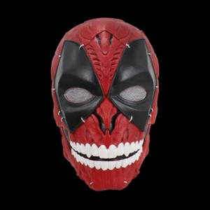 Deadpool Batman Resin Mask Head Cover Halloween Cosplay Prop Full Face Masks - Picture 1 of 12