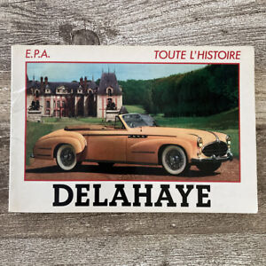 DELAHAYE By Michel Renou French Language 2nd Ed 1984 Automobile History 