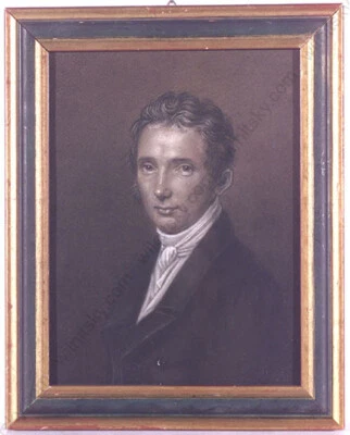 Circle of Franz Krueger (1797-1857) "Portrait of a young gentleman", drawing (m) Foto 1 de 3