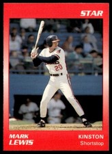 1989 Star #168 Mark Lewis Kinston Indians