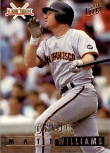 1995 Fleer Ultra National Packtime Matt Williams San Francisco Giants #2