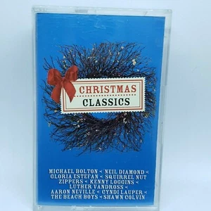 Christmas Classics Cassette Sony Records 1998 Artist Compilation Bolton Diamond - Picture 1 of 4