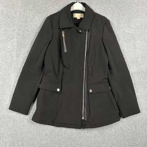 Michael Kors trench cappotto donna taglia media nero giacca