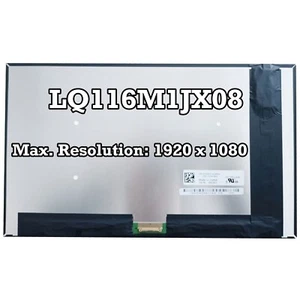LQ116M1JX08 EDP 30 Pins 100% sRGB 1920X1080 FHD Non-Touch 11.6" LCD Screen - Picture 1 of 2