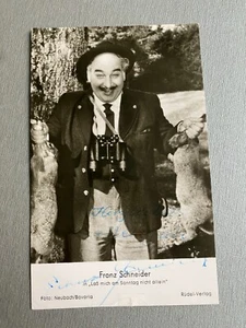 FRANZ SCHNEIDER (†1985) signed original Autogrammkarte 9x14 - Picture 1 of 2