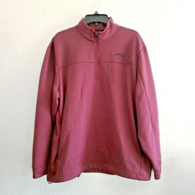 Pullover de rendimiento Callaway Golf Quarter con cremallera - Sudadera talla grande Foto 1 de 4