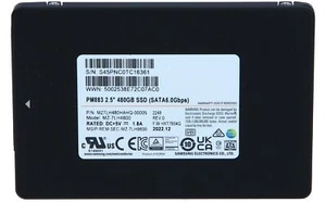 Samsung - MZ7LH480HAHQ-00005 - 480GB PM883 2.5in SATA Enterprise SSD  - Bild 1 von 3