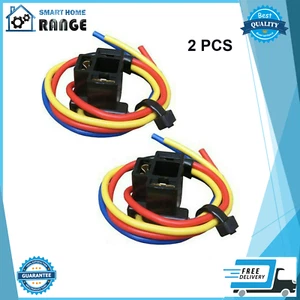 2 x H4 Halógeno Bulb Holder 3 Wire Car Auto Van Headlight Connector 472 Soportes - Imagen 1 de 5