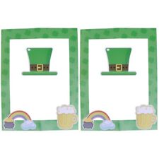  4 Pcs Paper Photo Frame Decorative Props Irish St. Patricks Day